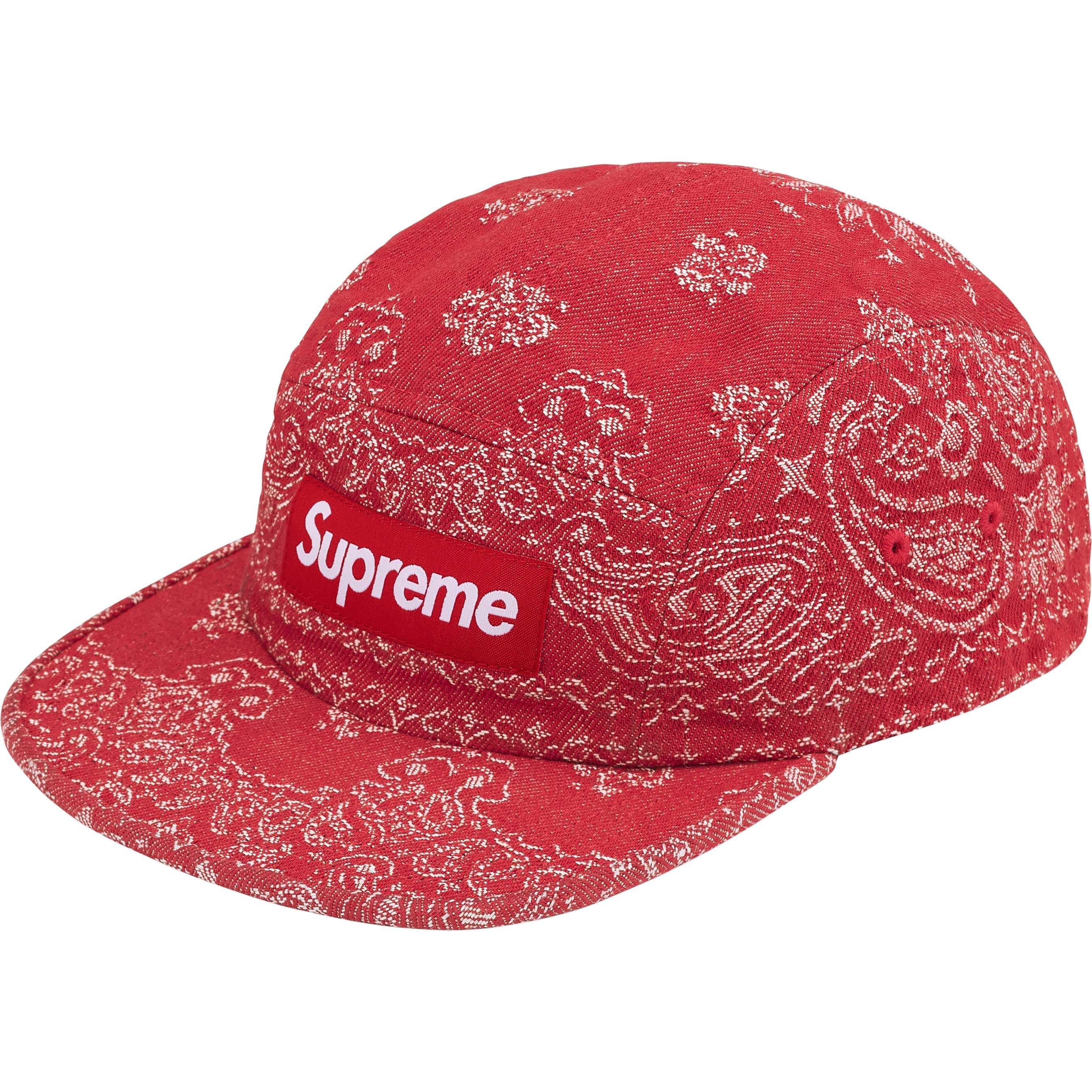 Bandana Jacquard Denim Camp Cap view 6